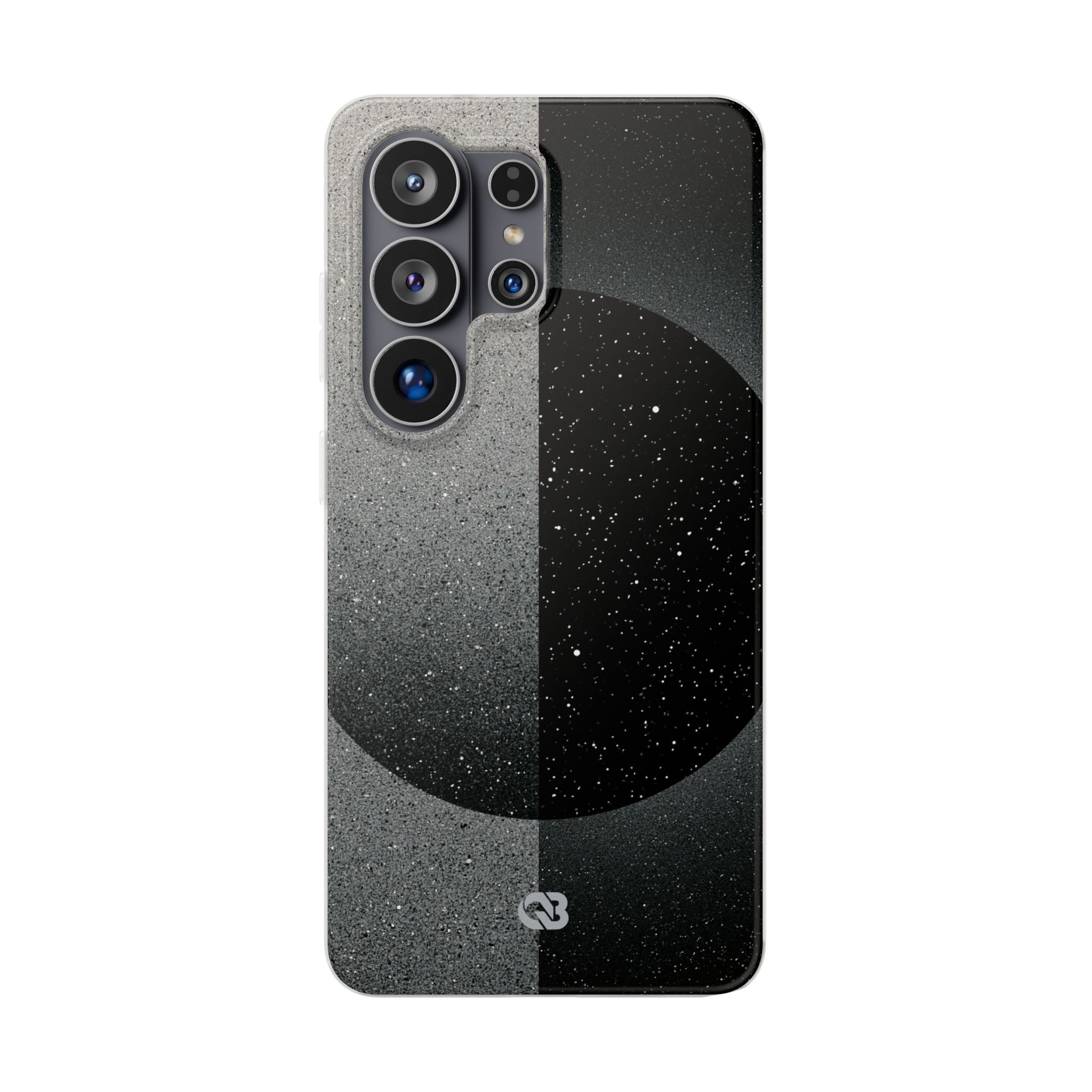 Black Lite Phone Case for Samsung - Lunar Static Orbit