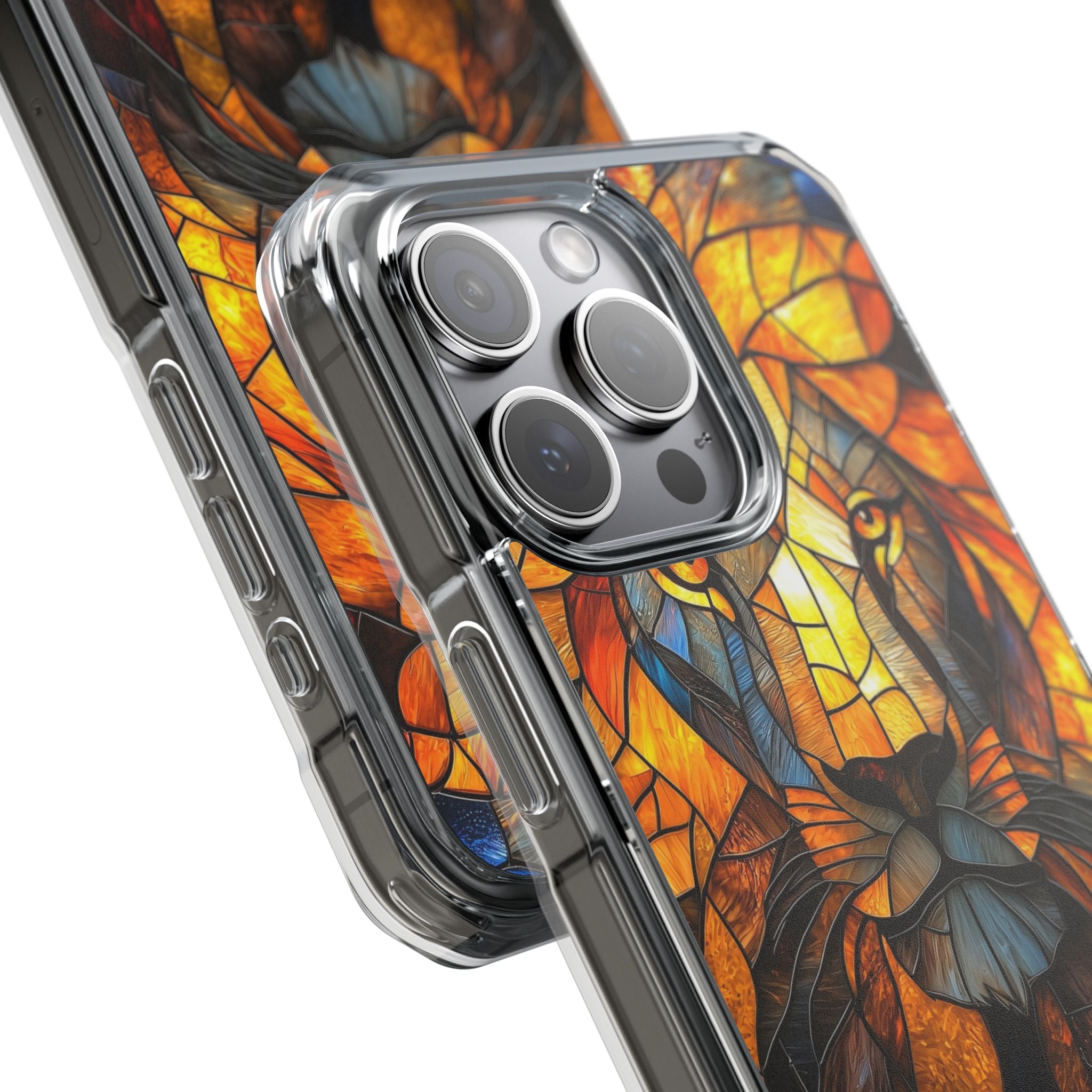 Amber Glass Lion · Impact Phone Case for iPhone · Magsafe