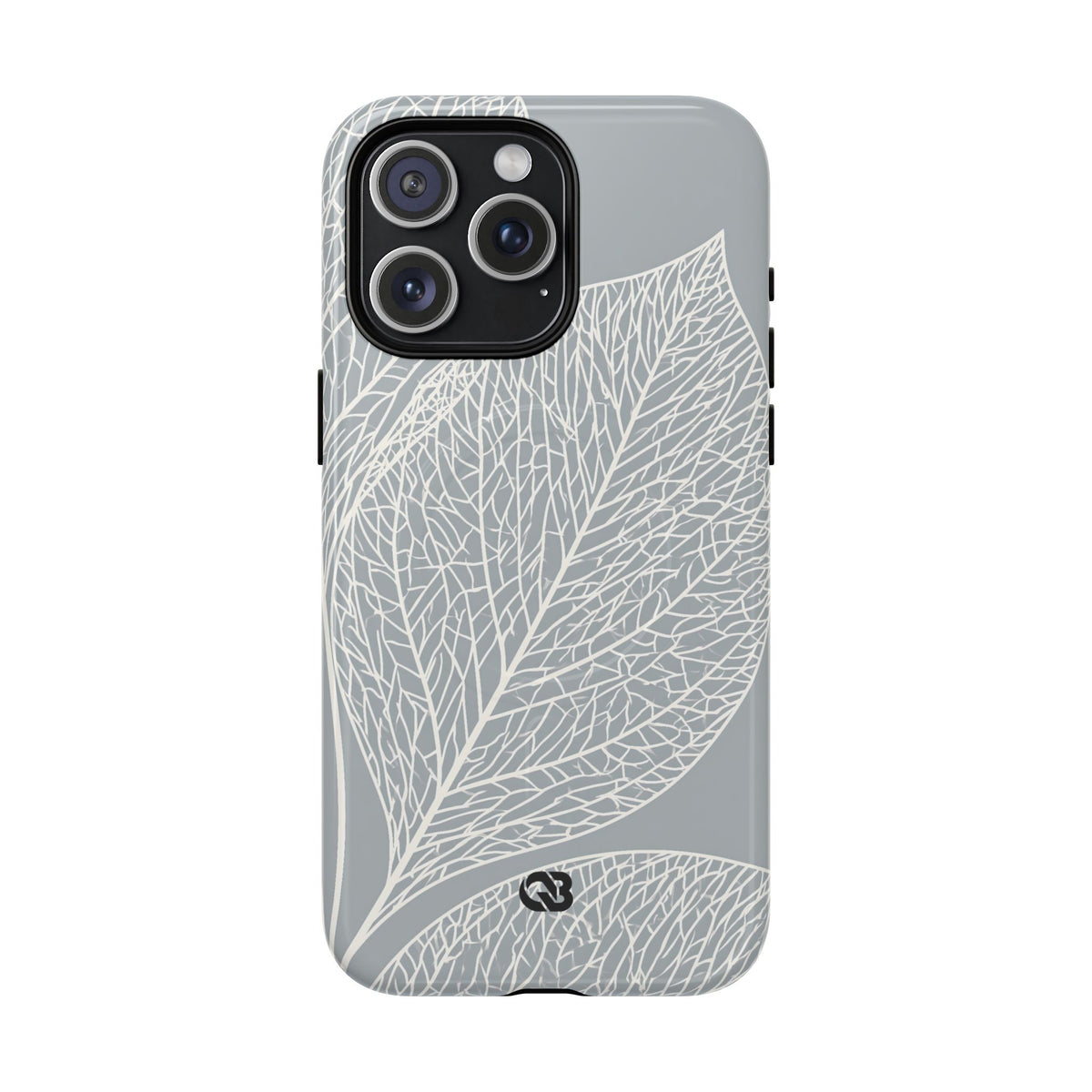 Minimal Leaf Skeleton · Tough 2.0 Magnetic Phone Case for iPhone · Grey