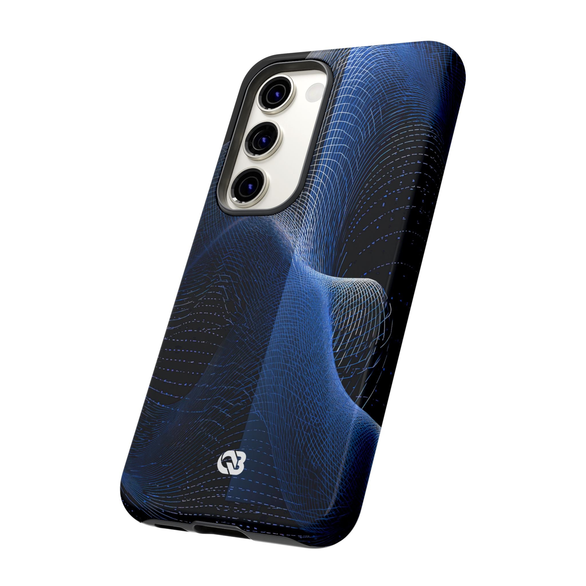 Blue Tough Phone Case for Samsung - Electric Blue Flux