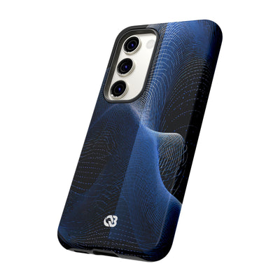 Blue Tough Phone Case for Samsung - Electric Blue Flux