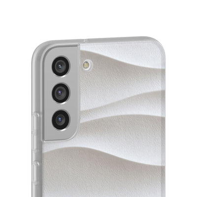 Sculpted Dune Relief · Lite Phone Case for Samsung · White