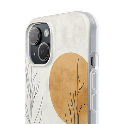 Burnt Horizon Lines · Soft Phone Case for iPhone