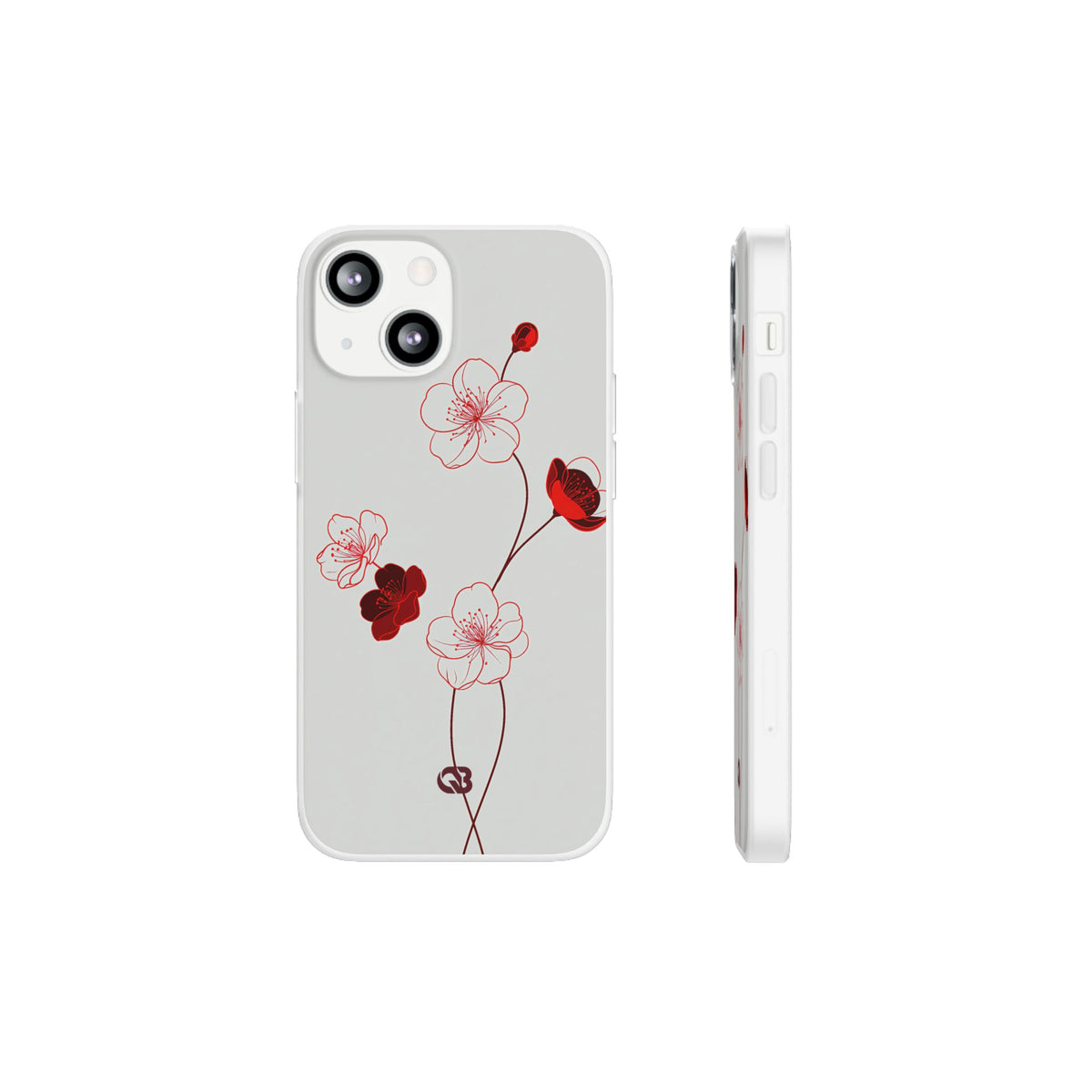 Crimson Sakura Blossom · Lite Phone Case for iPhone ·  Red