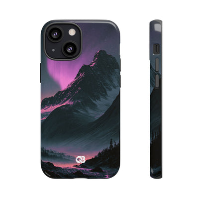 Arctic Aurora Summit · Tough Phone Case for iPhone · Black