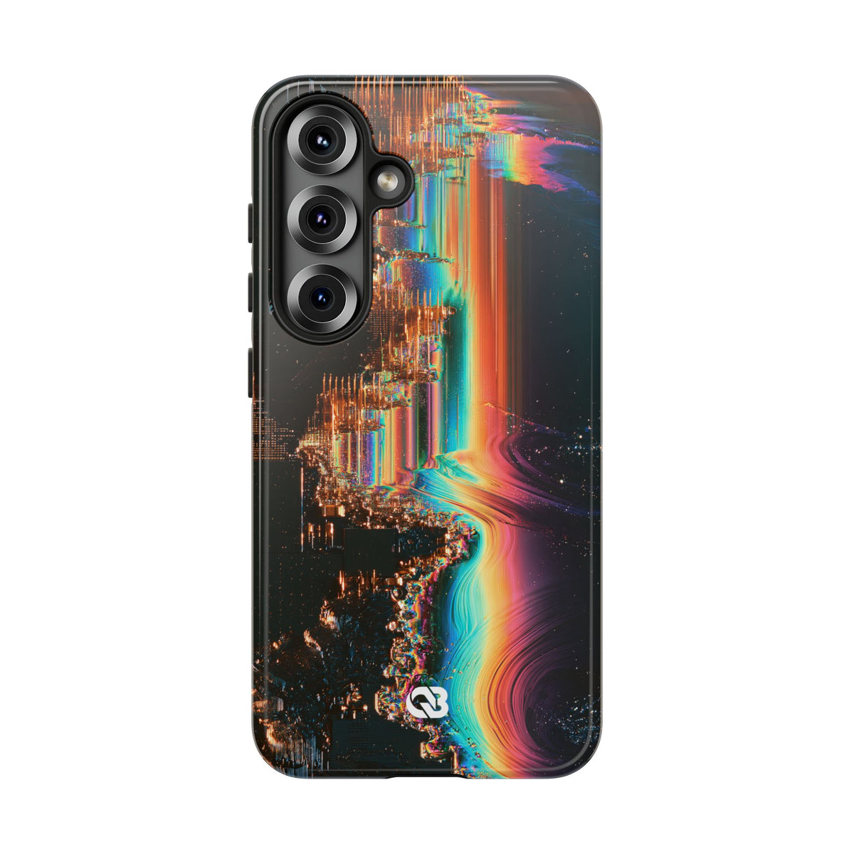 Prismatic Circuit · Tough Phone Case for Samsung · Black