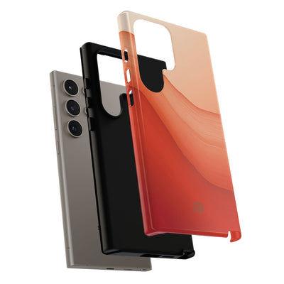 Terracotta Flow · Tough Phone Case for Samsung · Orange