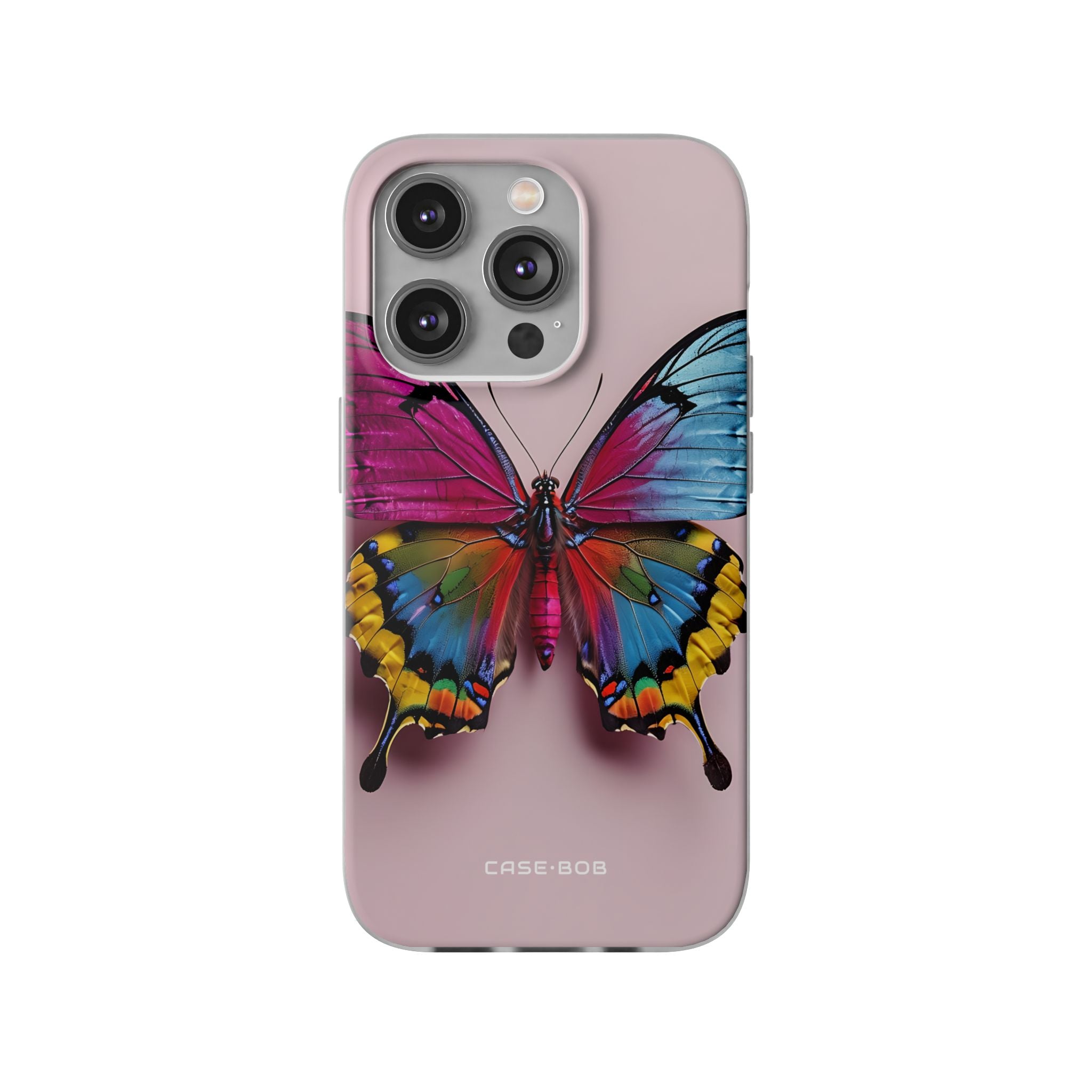 Lebhafter Schmetterling iPhone 14 Pro Case - Soft
