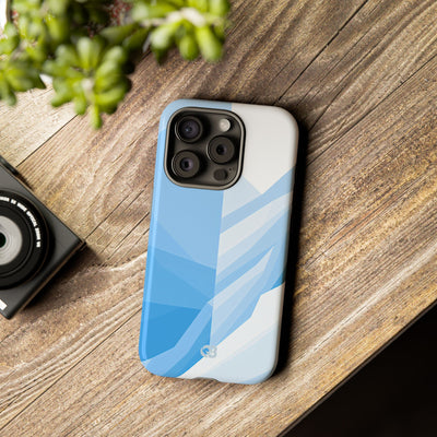 Blue Tough Phone Case for iPhone - Arctic Glacial Ridge