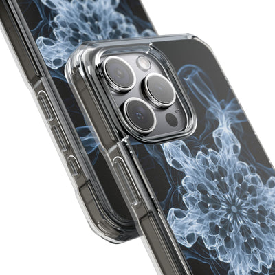 Blue Impact MagSafe Phone Case for iPhone - Glacial Smoke Crown