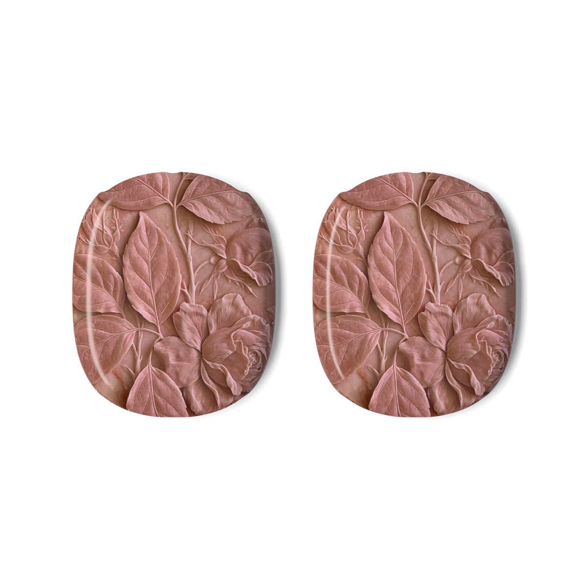 Blush Rose Relief · Hard Case for AirPods Max · Pink