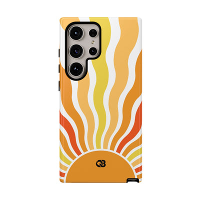 Amber Solar Waves · Tough Phone Case for Samsung