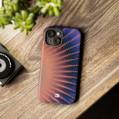 Luminous Aura Burst · Tough Phone Case for iPhone · Blue
