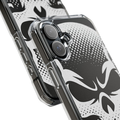 Phantom Halftone · Clear Impact Magnetic Phone Case for iPhone ·  Black
