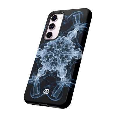 Blue Tough Phone Case for Samsung - Glacial Smoke Crown