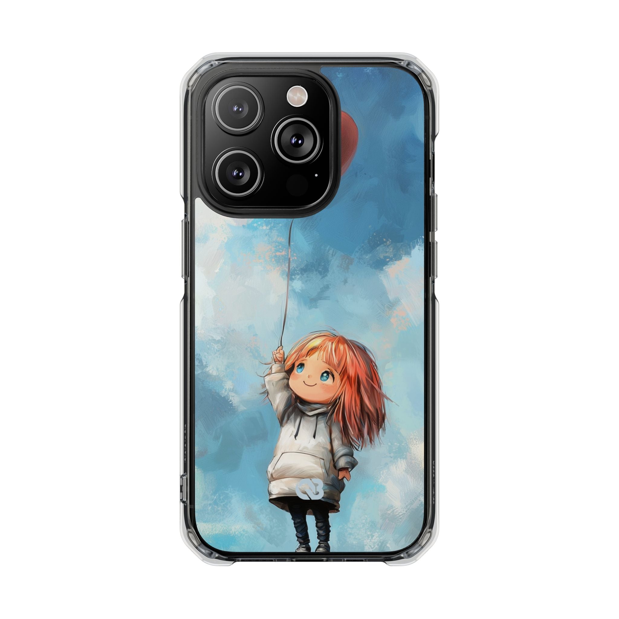 Crimson Heart Sky · Impact Phone Case for iPhone · Magsafe