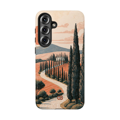 Orange Tough Phone Case for Samsung - Terracotta Ridge Trail