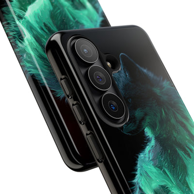 Nordic Aurora Fox · Tough Phone Case for Samsung · Teal