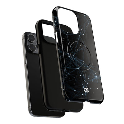 Black Tough 2.0 Magsafe Phone Case for iPhone - Arctic Neural Mesh