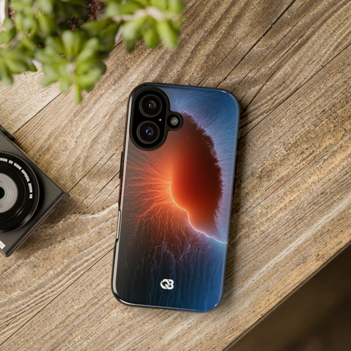Thermal Aura Pulse · Tough Phone Case for iPhone · Blue