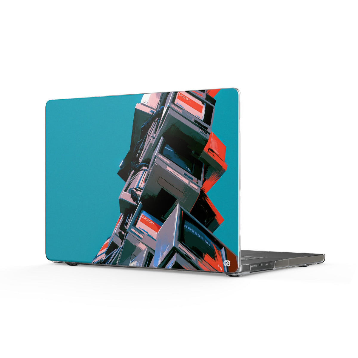 System Error Spire · Clear Hard Case for MacBook · Teal