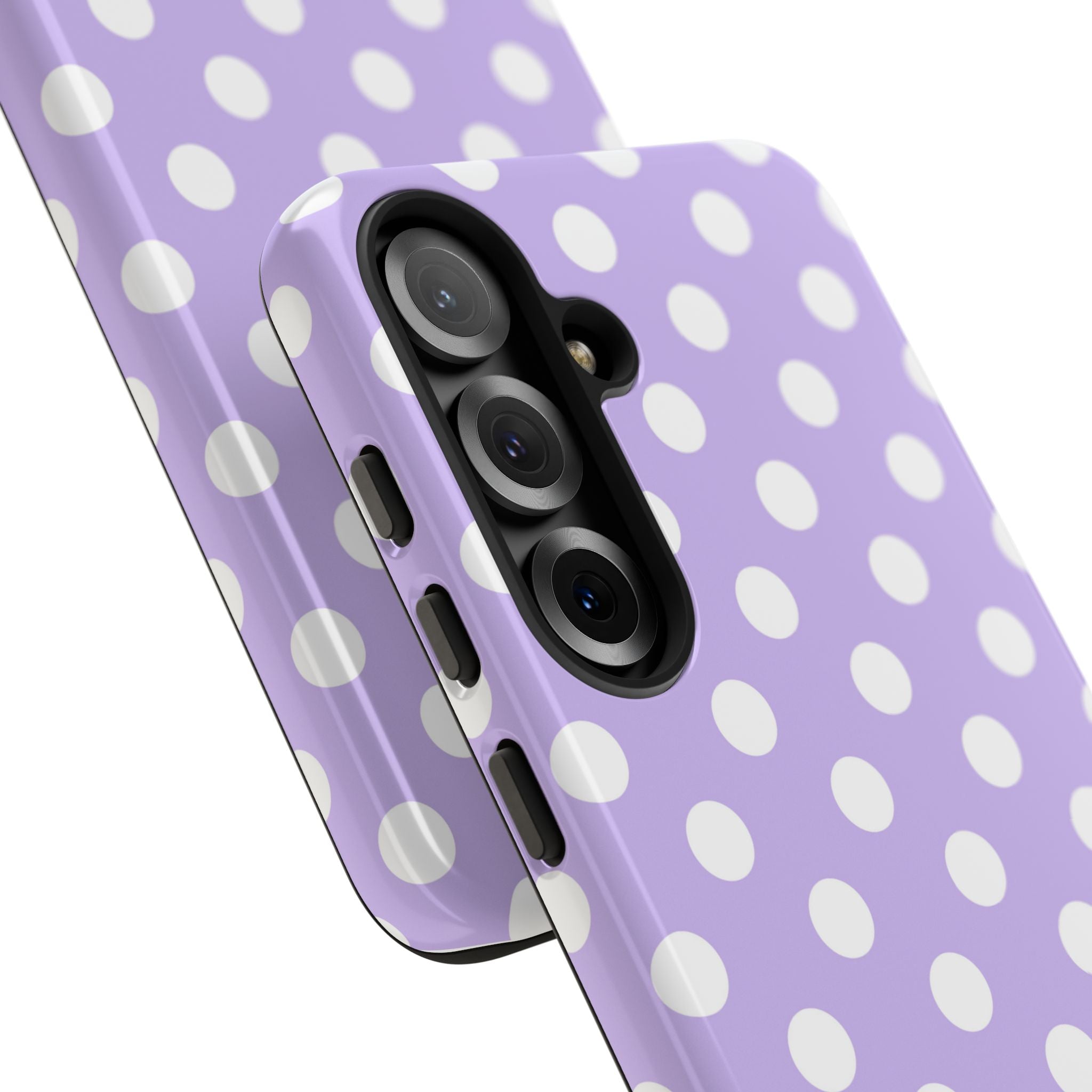 Lavender Polka Grid · Tough Θήκη για Samsung