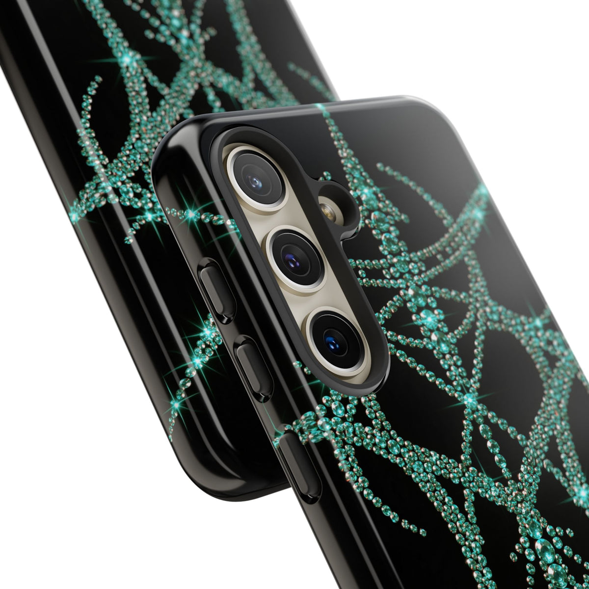 Teal Cyber Sigil · Tough Phone Case for Samsung · Teal