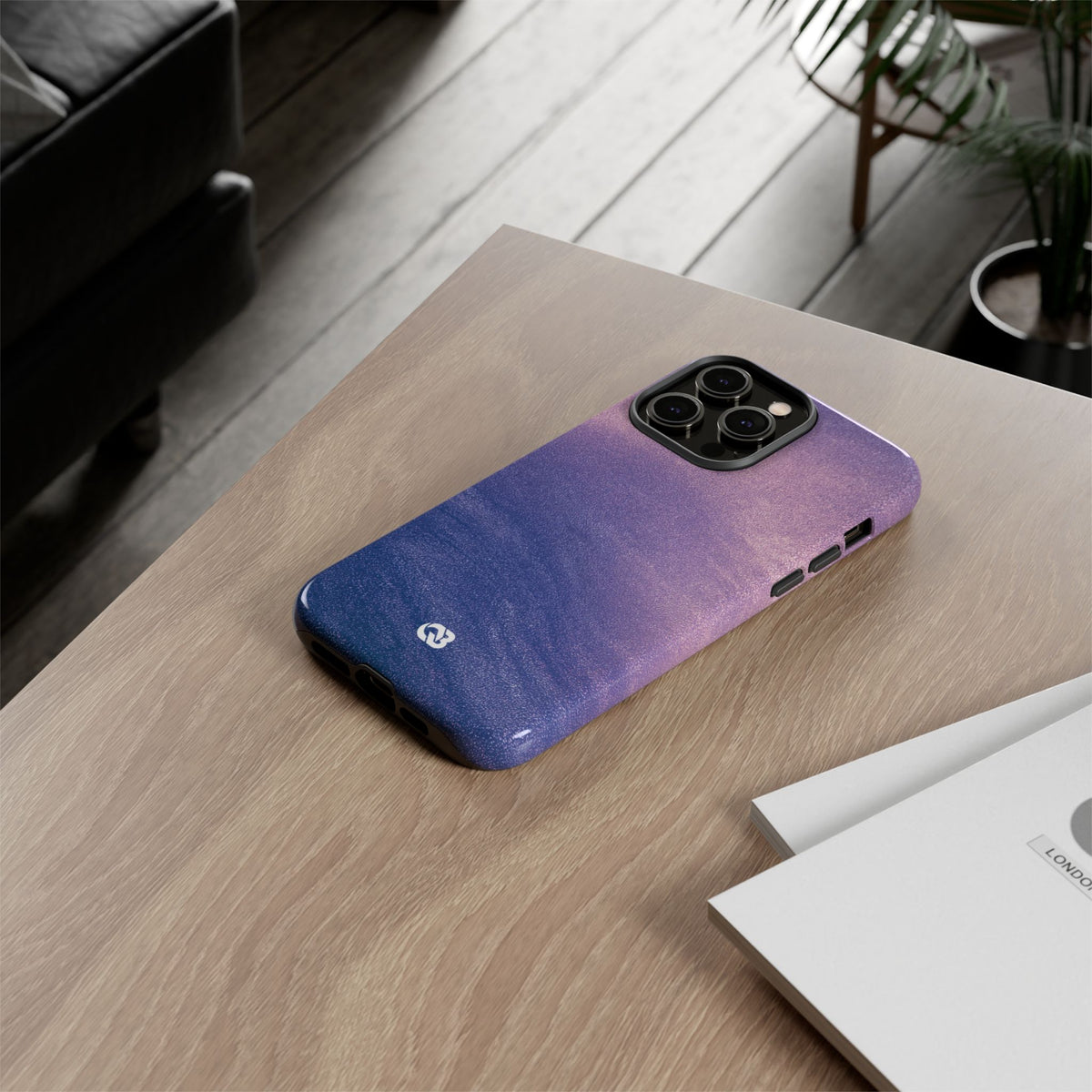 Ethereal Violet Glow · Tough Phone Case for iPhone · Purple