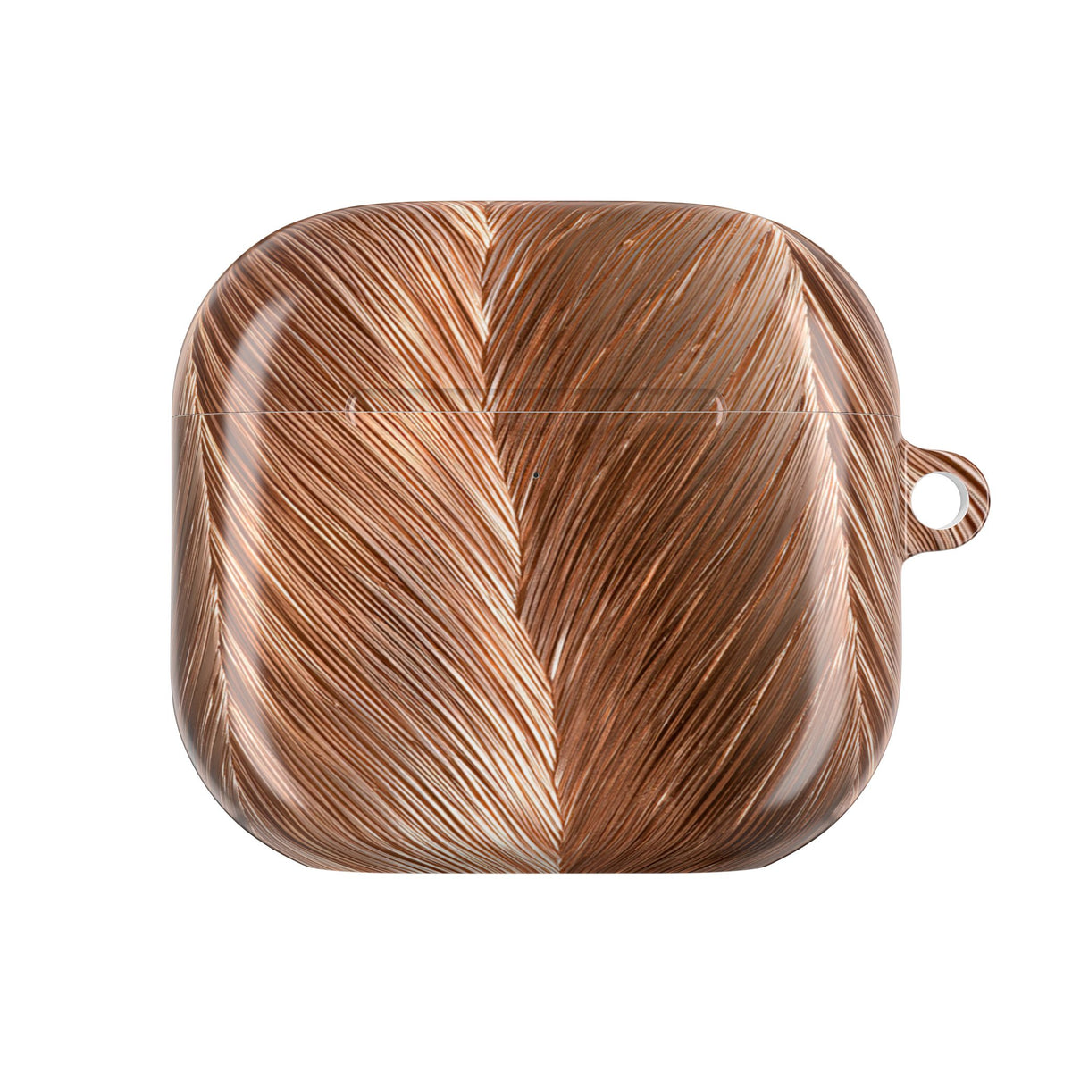 Rose Gold Weave · Hard Case for AirPods & AirPods Pro · Brown
