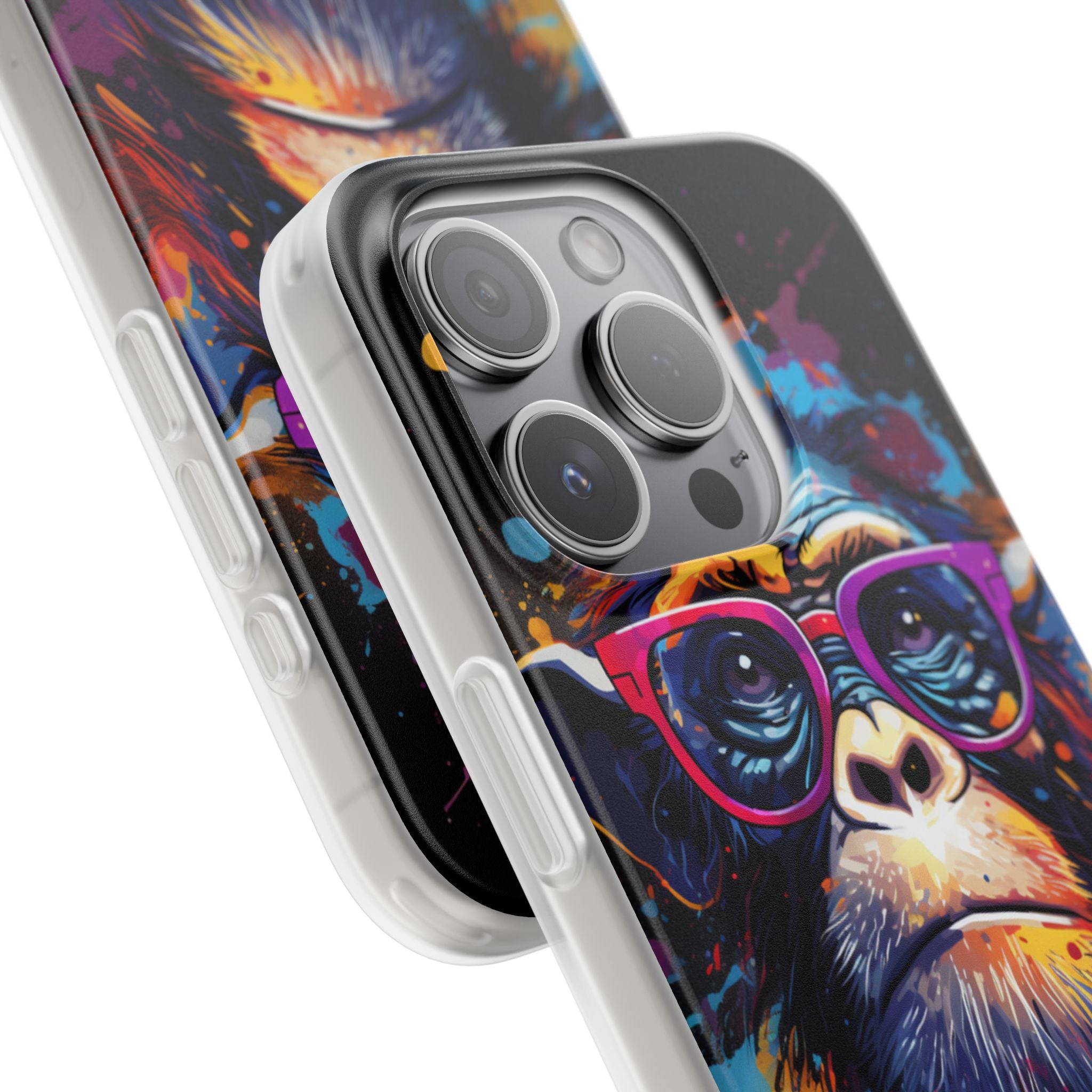 Neon Splatter Primate · Soft