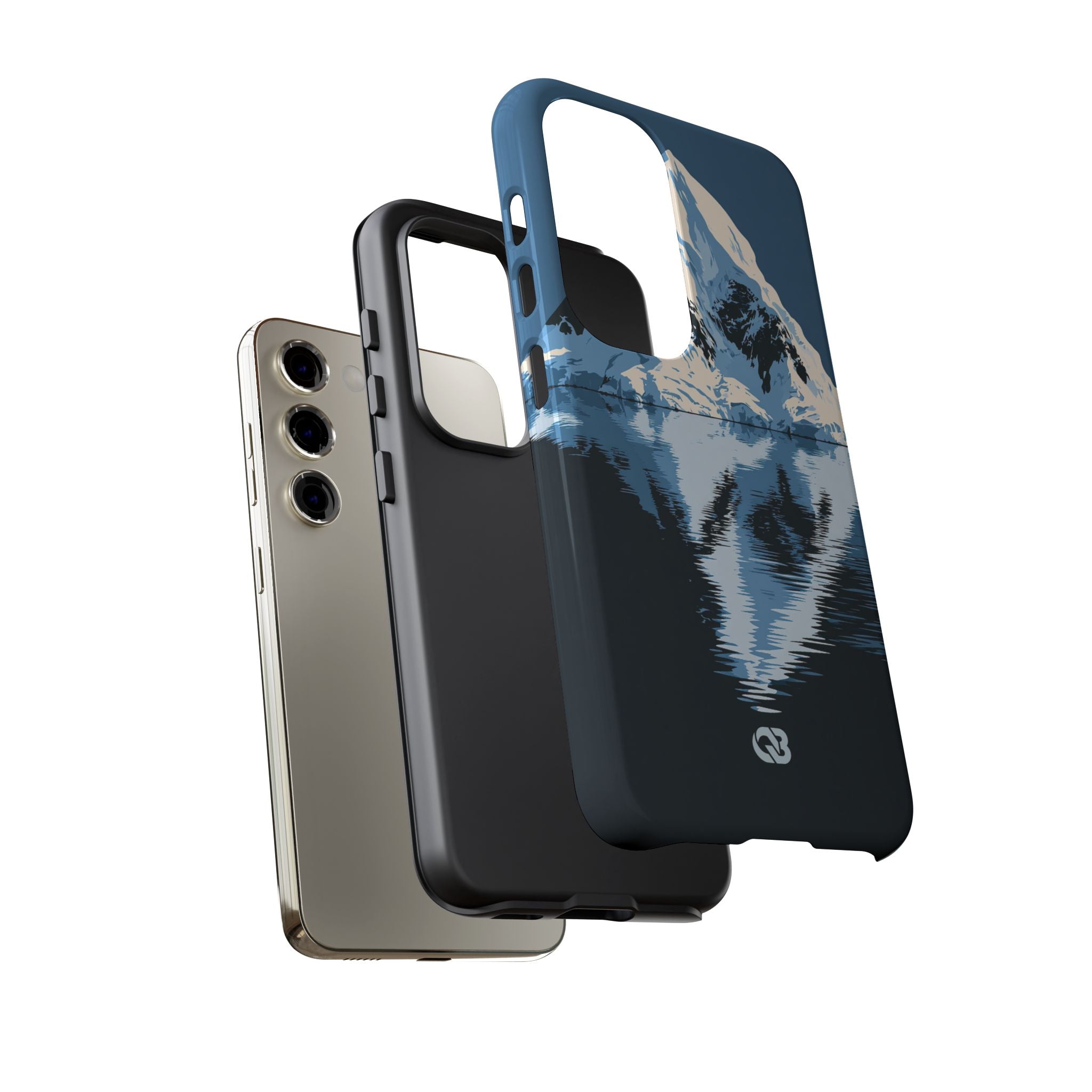 Blue Tough Phone Case for Samsung - Arctic Summit Mirror