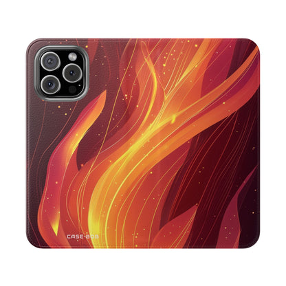 Flaming Ember - iPhone 16 Max Case - Wallet