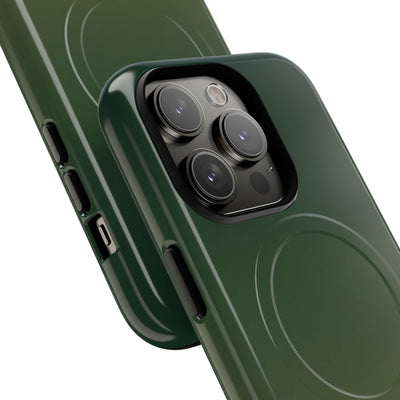 Green Tough 2.0 Magsafe Phone Case for iPhone - Shadow Moss Grain