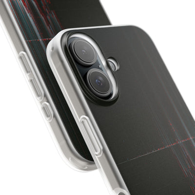 Black Lite Phone Case for iPhone - Corrupted Data Stream