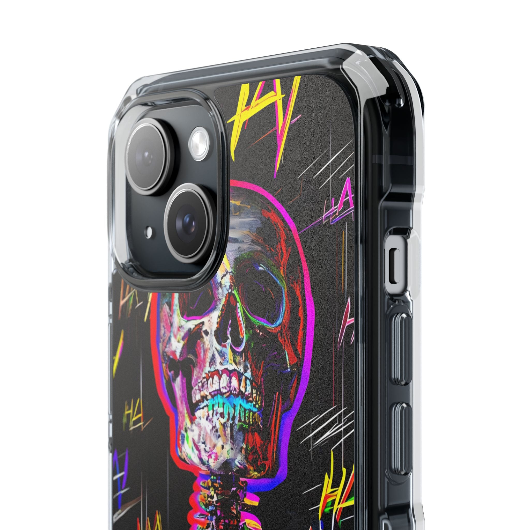 Neon Glitch Skeleton · Impact Custodia per iPhone · Magsafe