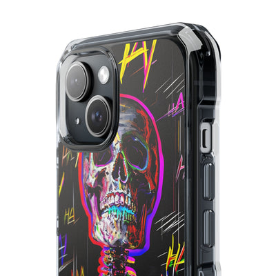 Neon Glitch Skeleton · Impact Custodia per iPhone · Magsafe