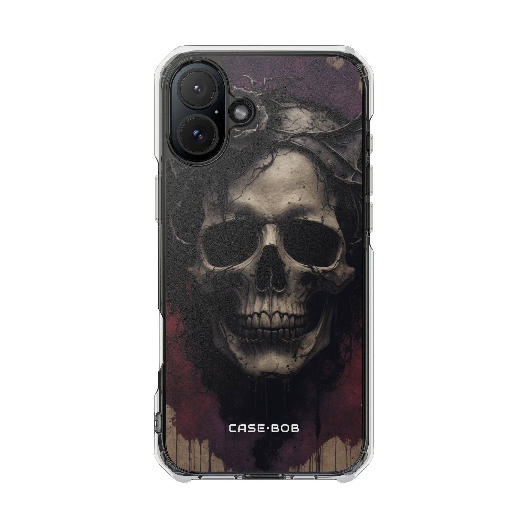 Gothic Skull Crown iPhone 16 Plus Cover - Impact