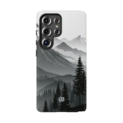 Grey Tough Phone Case for Samsung - Granite Ridge Mist