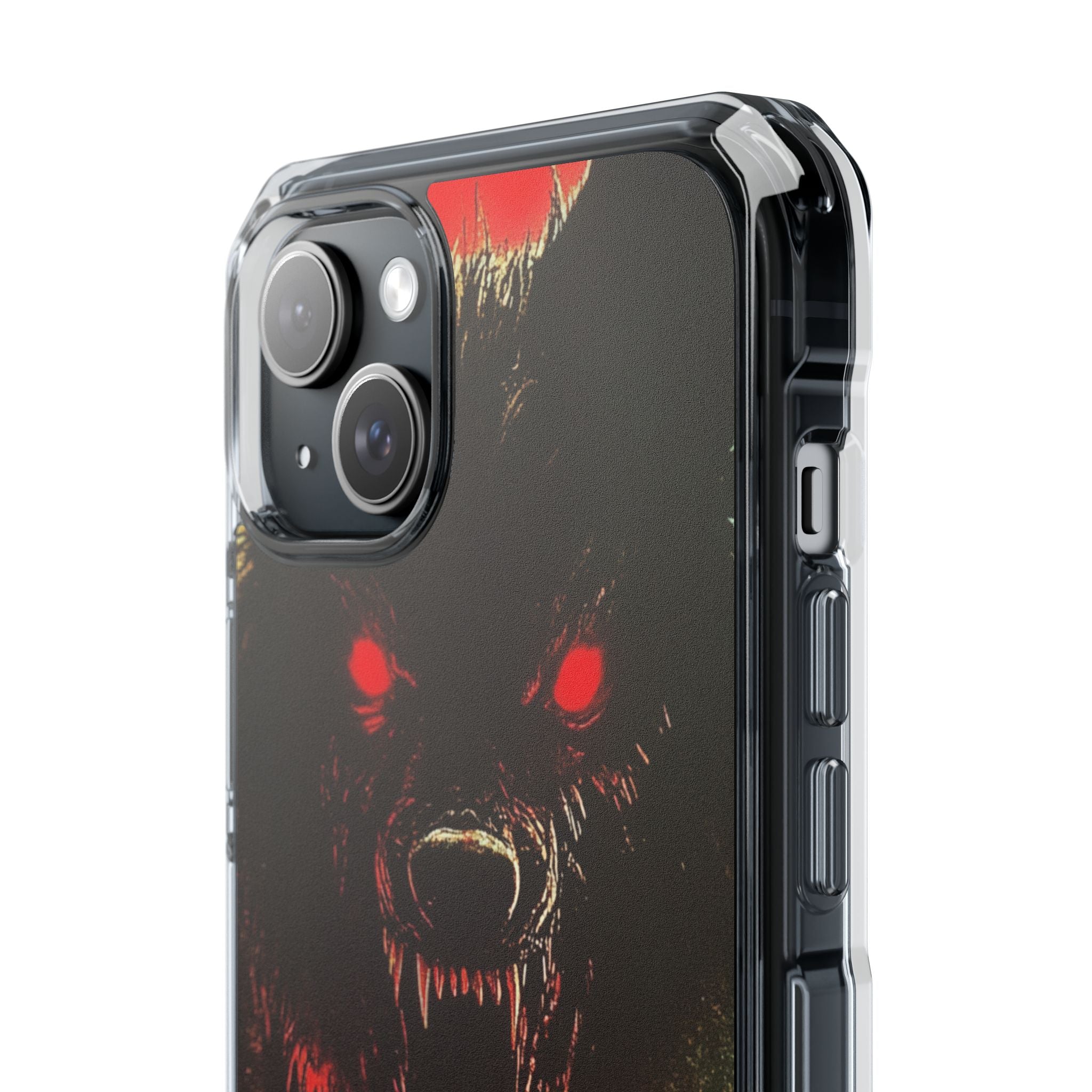 Crimson Wolf iPhone 15 Plus Cover - Impact