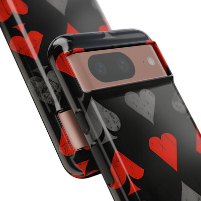 Crimson Ash Suits · Tough Handyhülle für Google Pixel