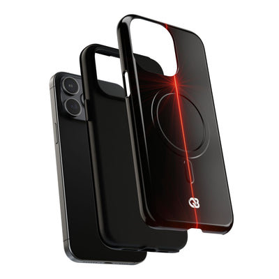 Red Tough 2.0 Magsafe Phone Case for iPhone - Crimson Flare Vector
