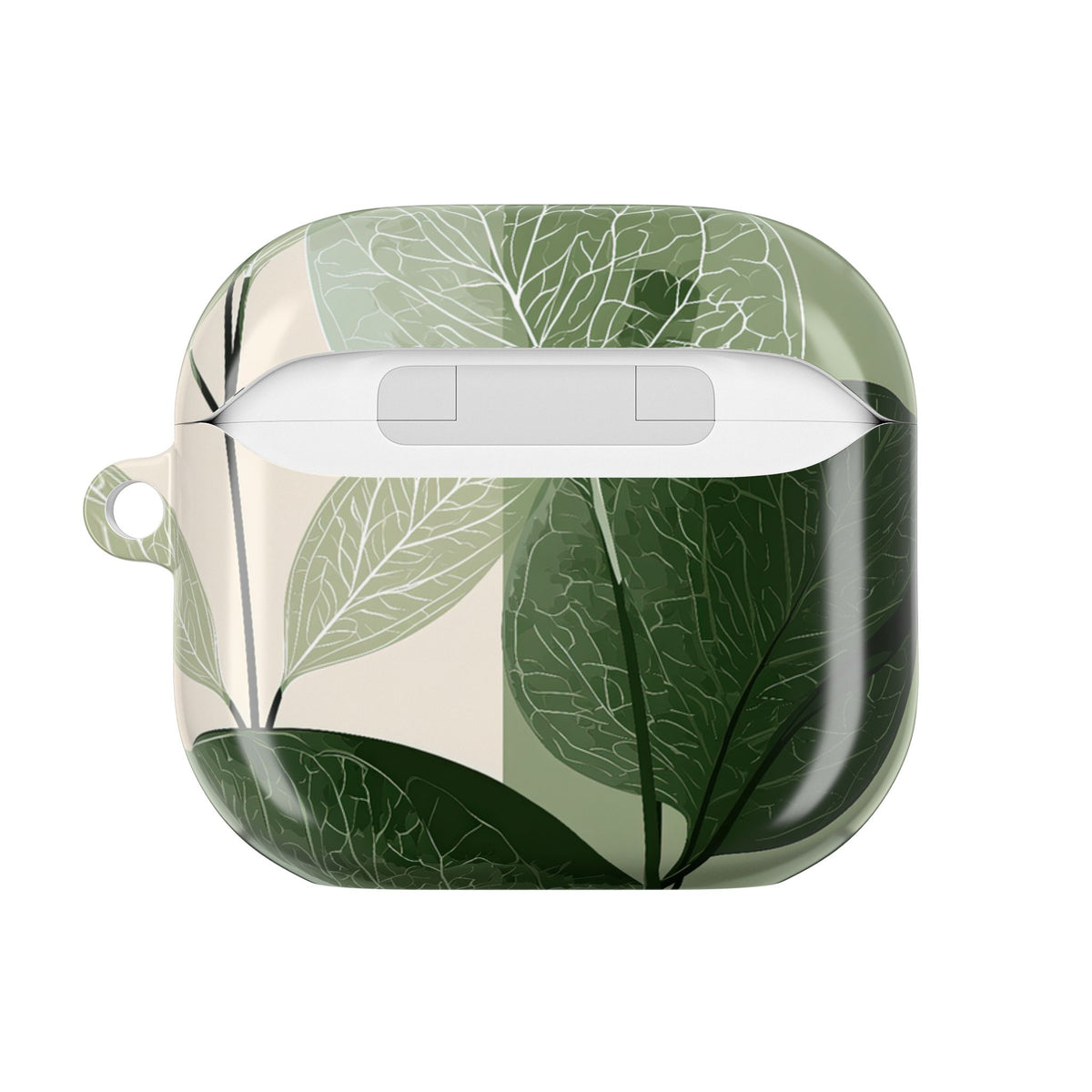 Layered Eucalyptus Study · Hard Case for AirPods & AirPods Pro · Green