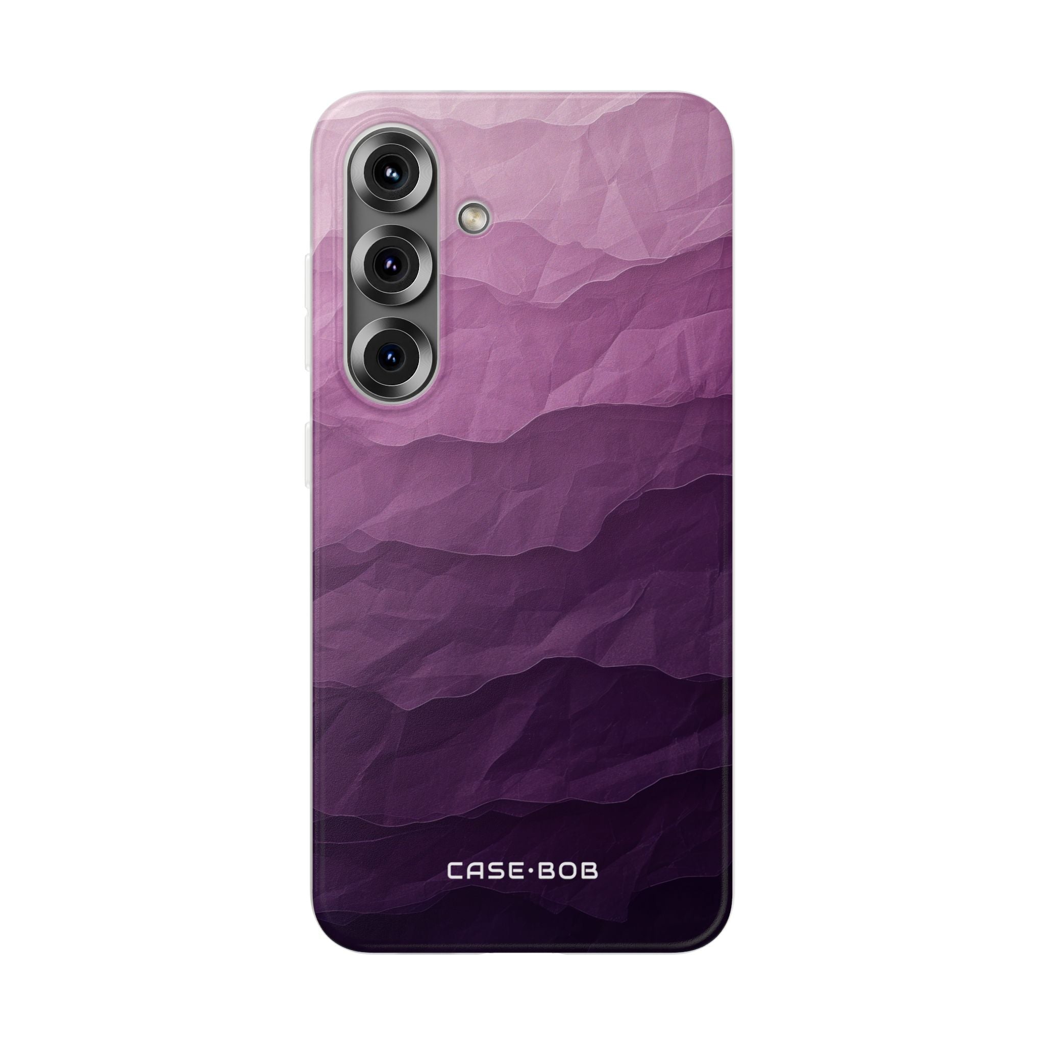 Purple Wave Layers Samsung S25 Case - Soft