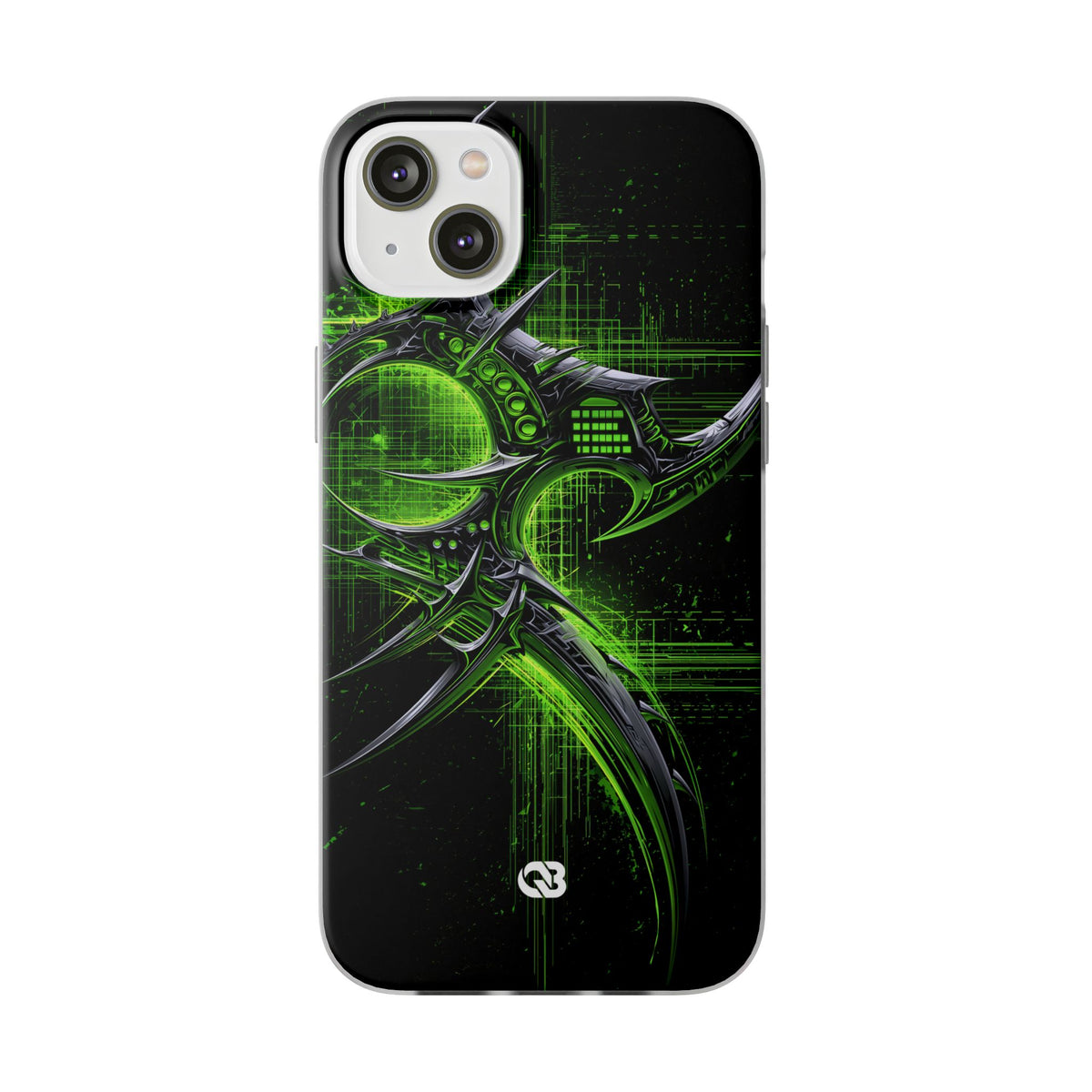 Cyber Sigil Grid · Lite Phone Case for iPhone ·  Green