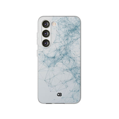 Blue Lite Phone Case for Samsung - Glacial Neural Web