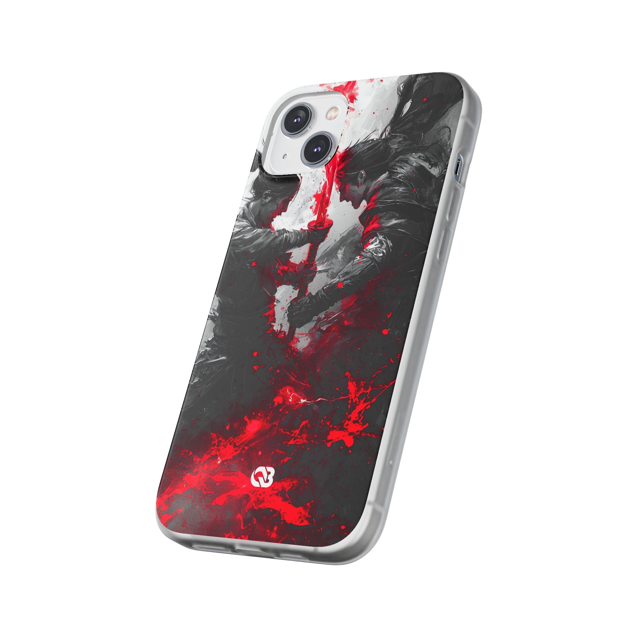 Shattered Crimson Duel · Soft Capa para iPhone