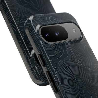 Obsidian Elevation · Tough Phone Case for Pixel ·  Black