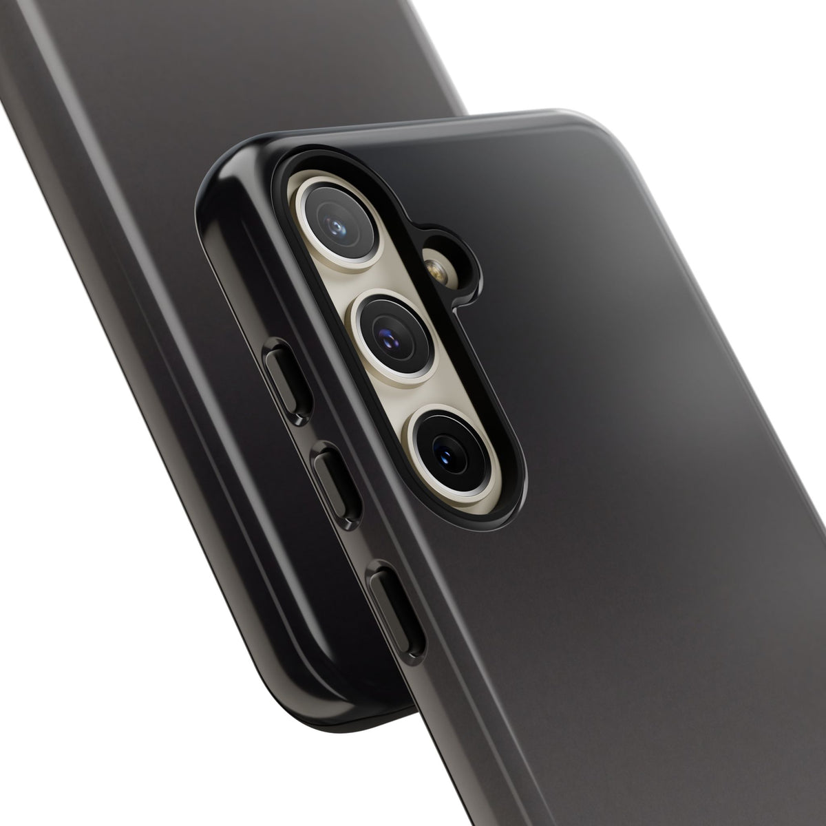 Grey Tough Phone Case for Samsung - Obsidian Ash Fade
