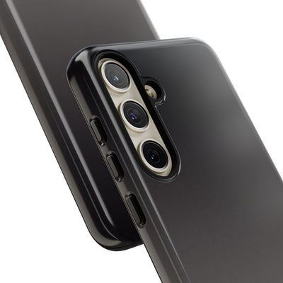 Grey Tough Phone Case for Samsung - Obsidian Ash Fade