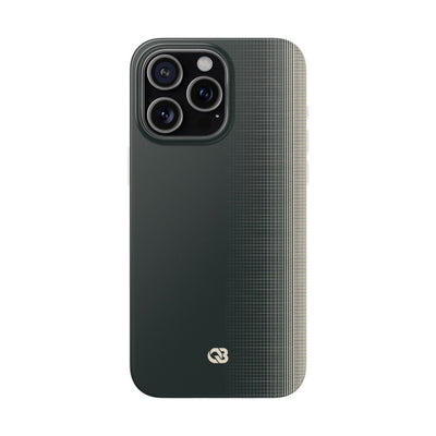 Grey Lite Phone Case for iPhone - Charcoal Tech Grid